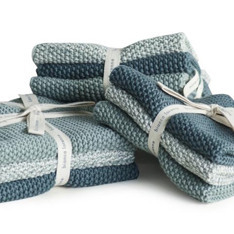 Knitted Wash Cloth Set