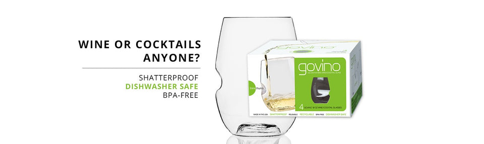 Govino Cocktail Glass Pair - Gift Saint